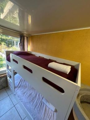 Agréable Dortoir en bord de jardin Lit 3